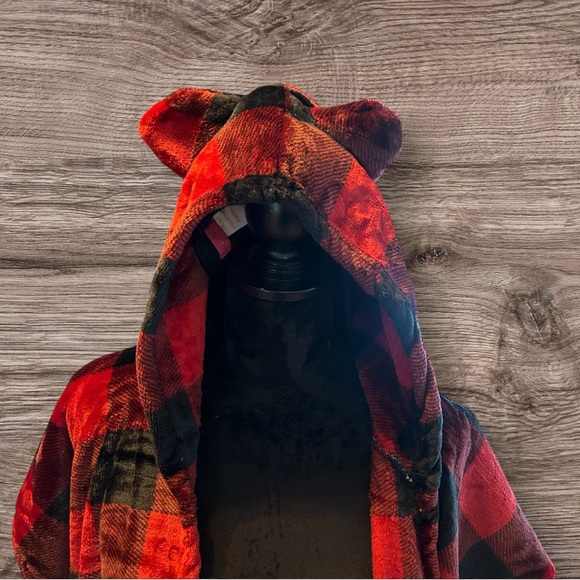 Cheetah Hooded Animal Wrap Open Blanket Wearable Soft & Cozy Shawl Throw OS New - Picture 12 of 13